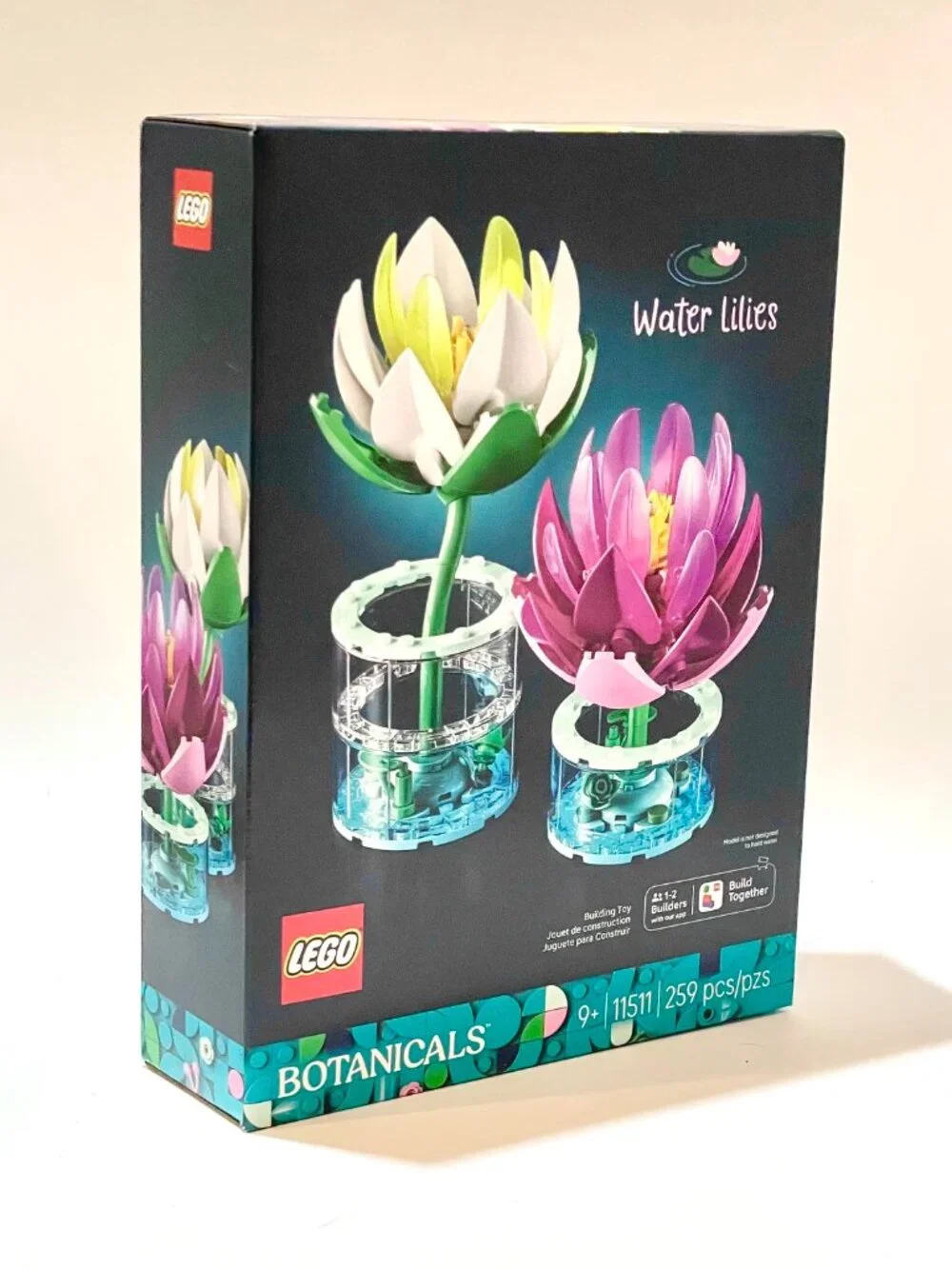 LEGO 11511 Botanicals Water Lilies Flower NIB New in Hand